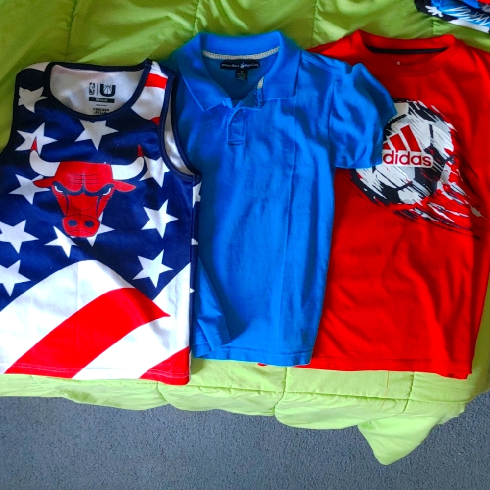 Bundle of 3 boys shirts 10/12